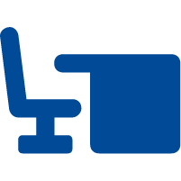 Icon representing fully furnished private offices